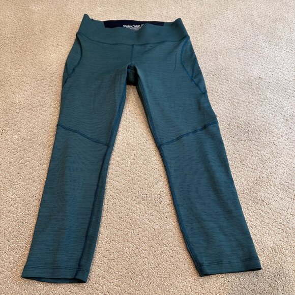 Outdoor Voices Leggings TechSweat Core 3/4 High Rise Evergreen Gym Yoga MEDIUM - Picture 4 of 12